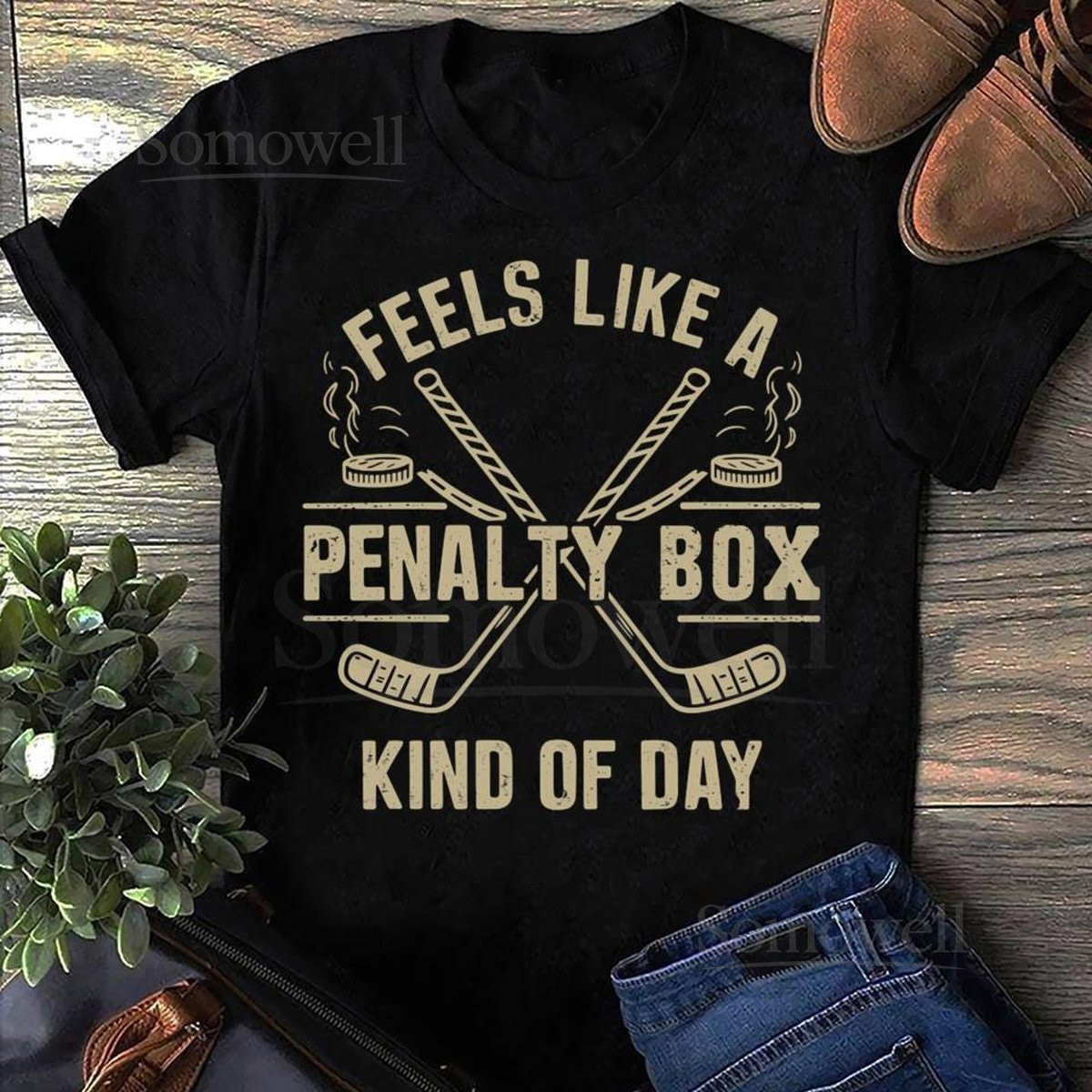 Funny Hockey Penalty Box Hoodie - Hockey Lover Gift_171