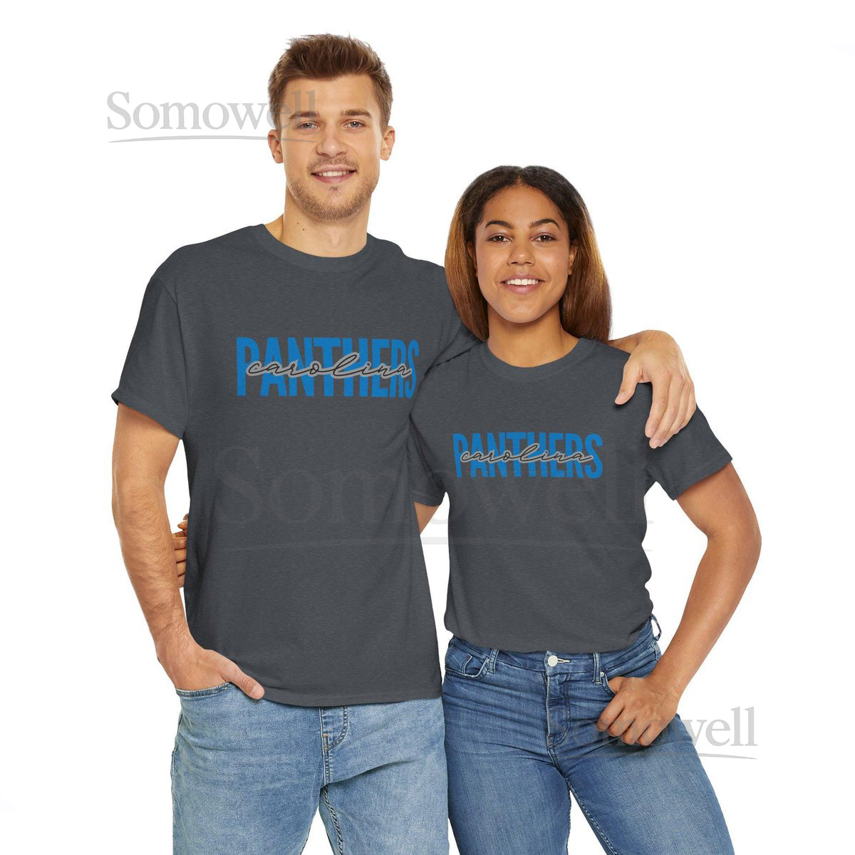 Carolina Panthers Script - Cotton Tee_398