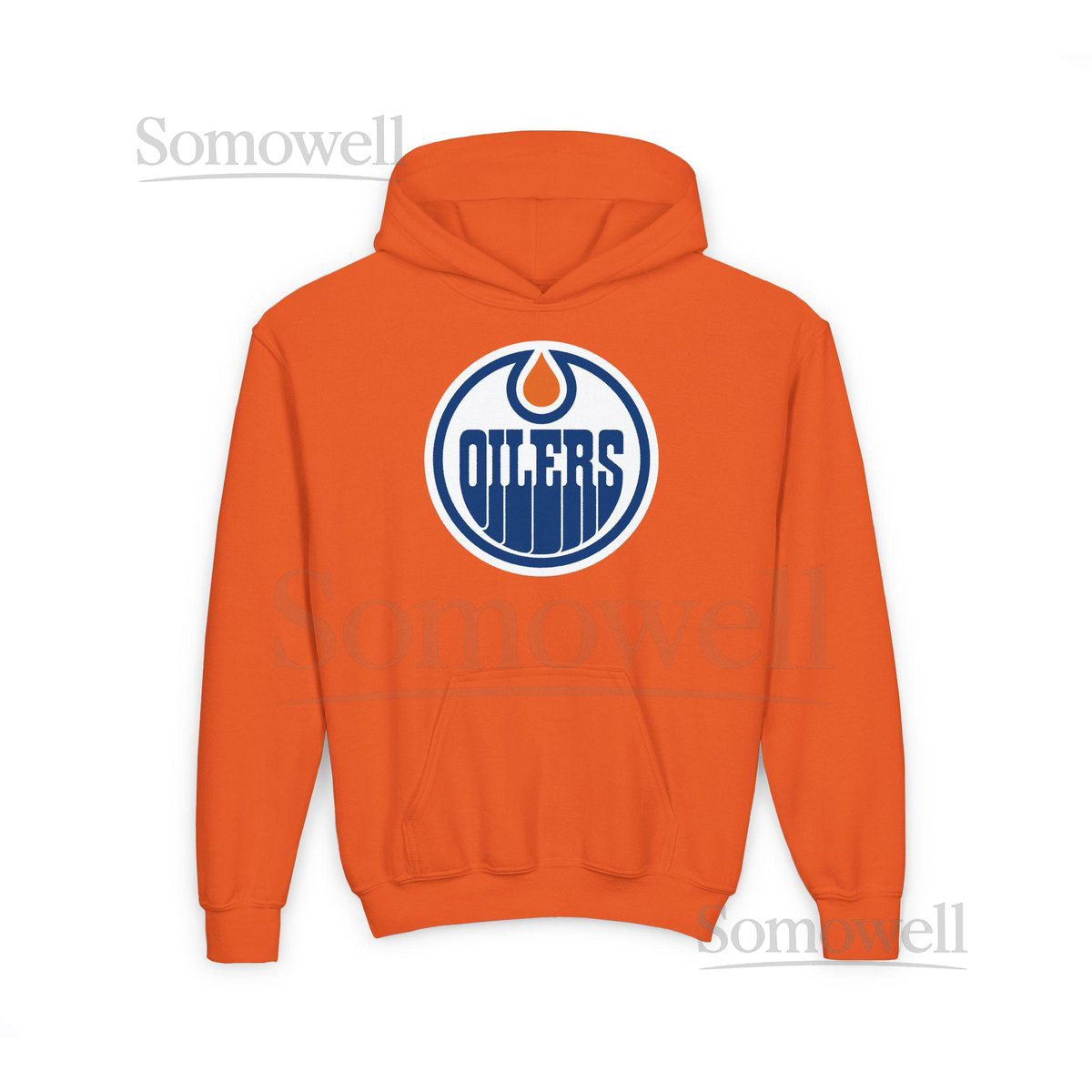 Edmonton Oilers Hockey Youth Heavy Blend Hooded Sweatshirt_55