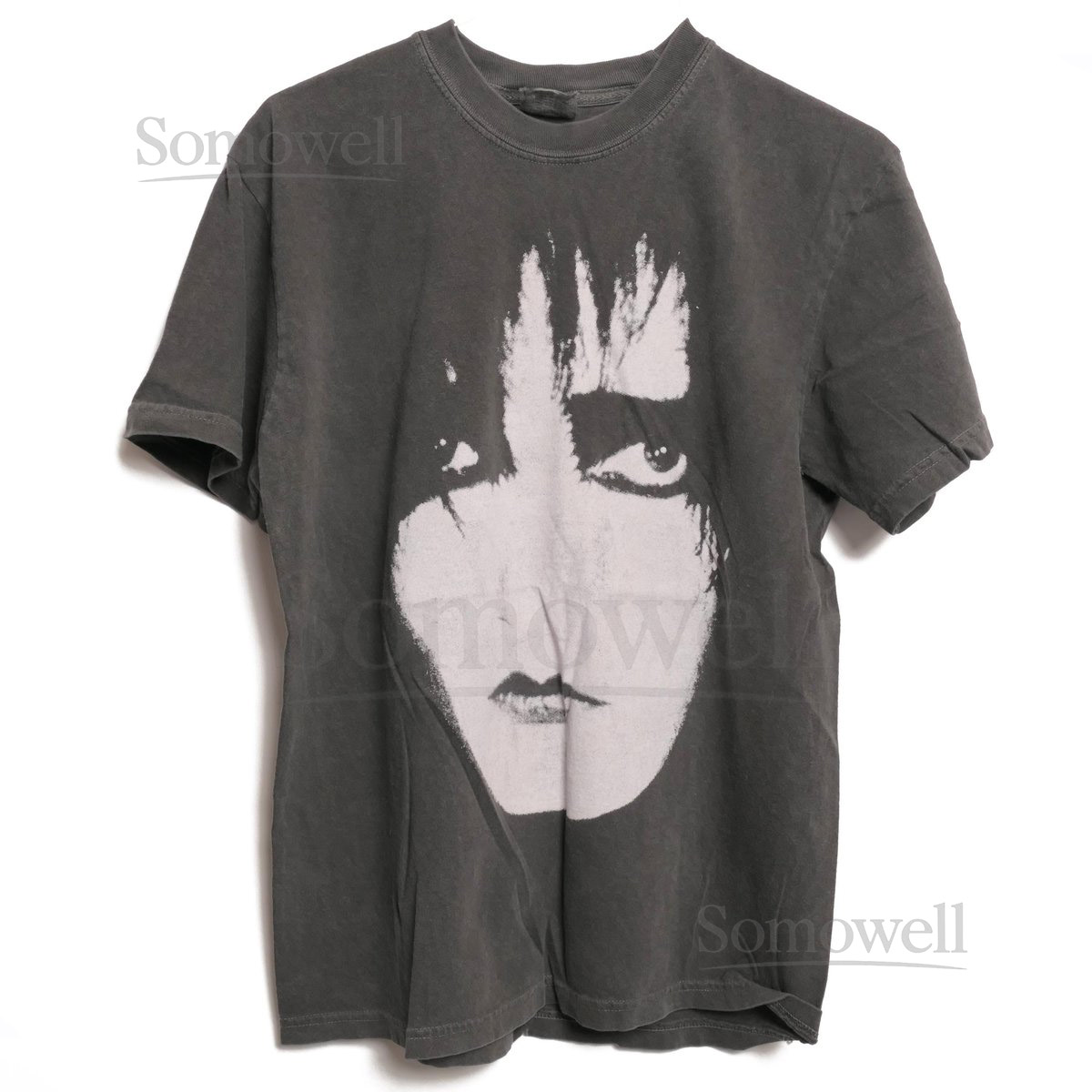 Siouxsie And The Banshees Band Tee Ultra Faded Shoegaze Rock Blind Tour Post Punk Alternative Grunge Goth Cocteau Twins The Cure Members Med_769