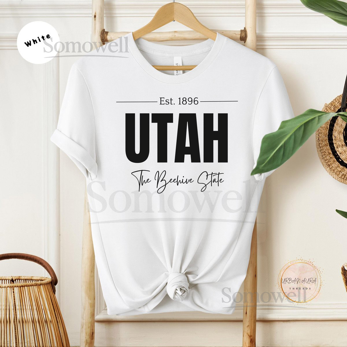 Utah T-Shirt Beehive State Tee Perfect Gift For State Pride Ideal Travel Vacation Souvenir Great Gift For Utah Residents Home State T_653