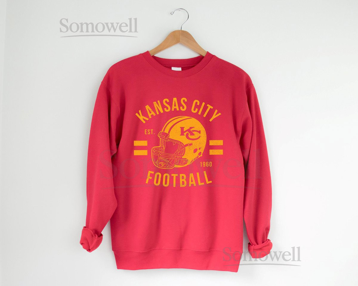 Vintage KC Chiefs Sweater Kansas City Chiefs Sweatshirt Kansas City Chiefs Shirt Chiefs Crewneck Retro Chiefs Kansas City Football_132