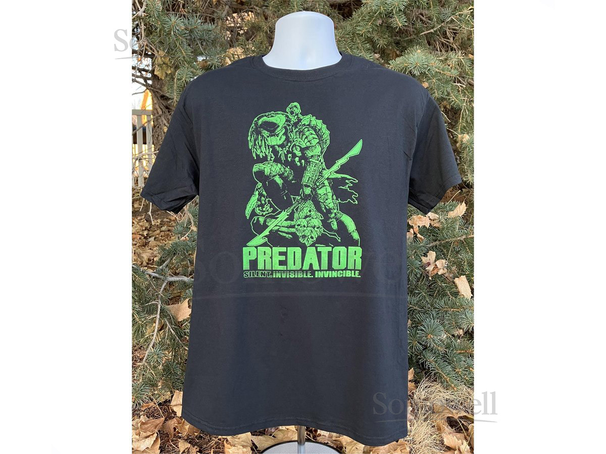 the PREDATOR movie t-shirt screen printed all sizes yautja arnold schwarzenegger prey badlands_579