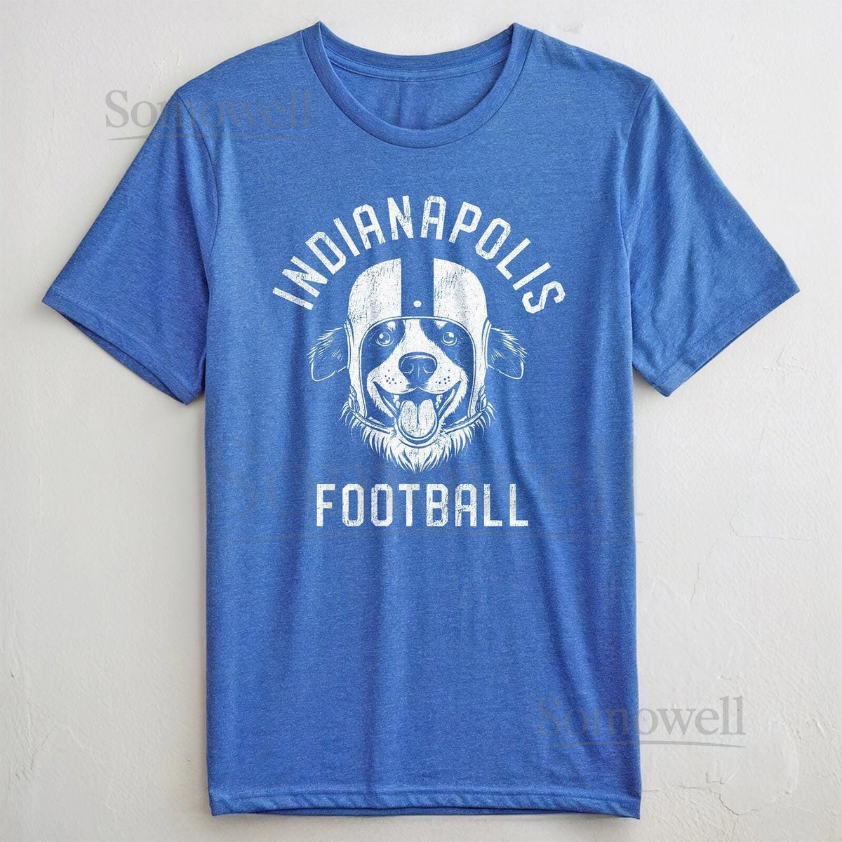 Indianapolis Football Australian Shepherd T-Shirt Dog Lover Gift for Indianapolis Colt_487