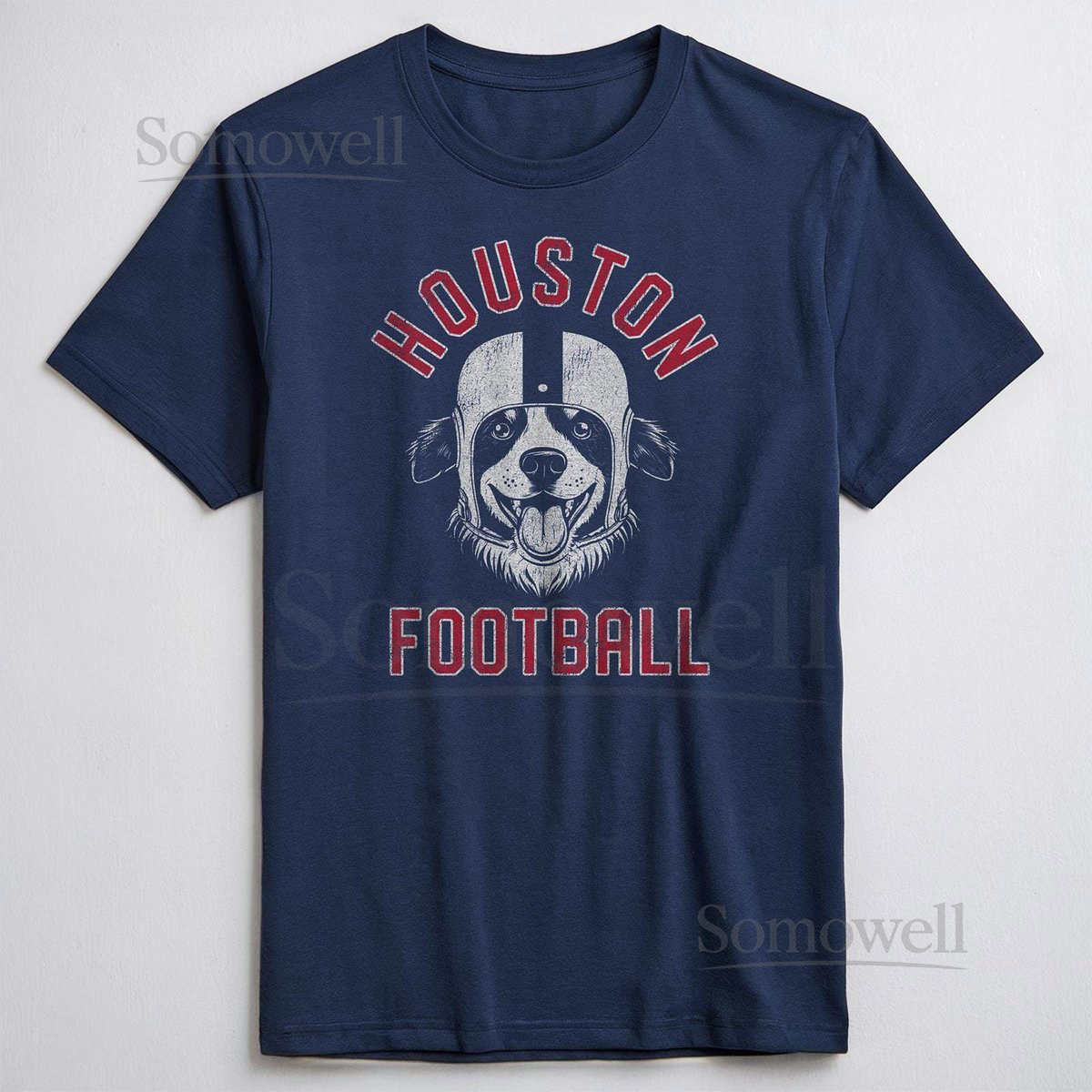 Houston Football Australian Shepherd T-Shirt Dog Lover Gift for Houston Texan_226