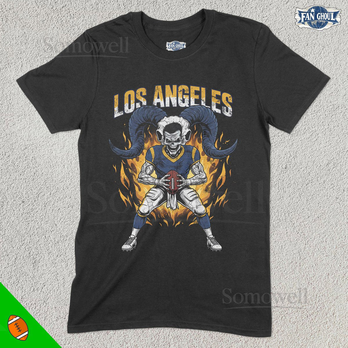 Los Angeles Football Shirt American Team Sports Tee US Sports Clothing Football Fan Gift Football Lover Apparel Vintage Ram_550