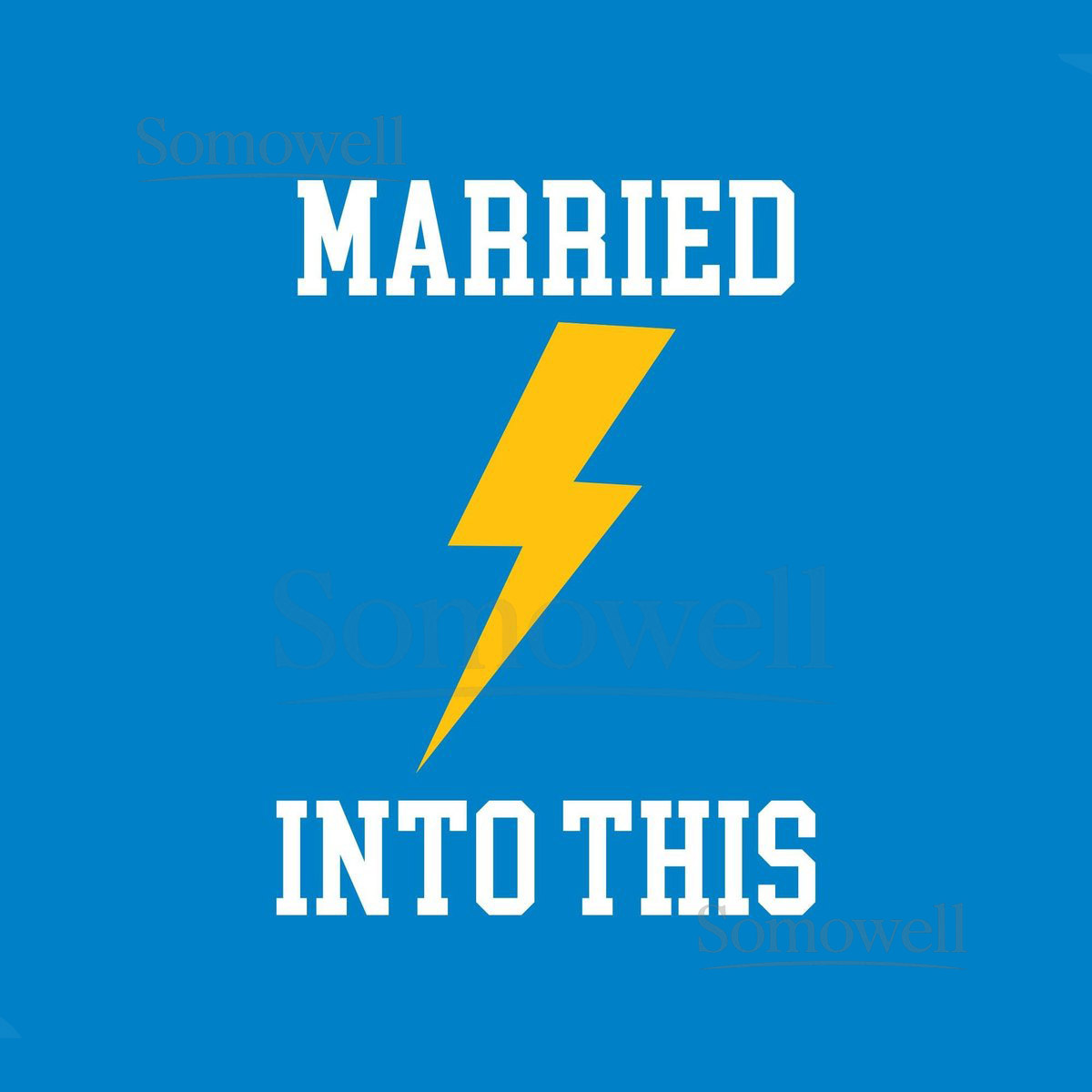 Married Into This Chargers Shirt Los Angeles Football Fan Gift_612