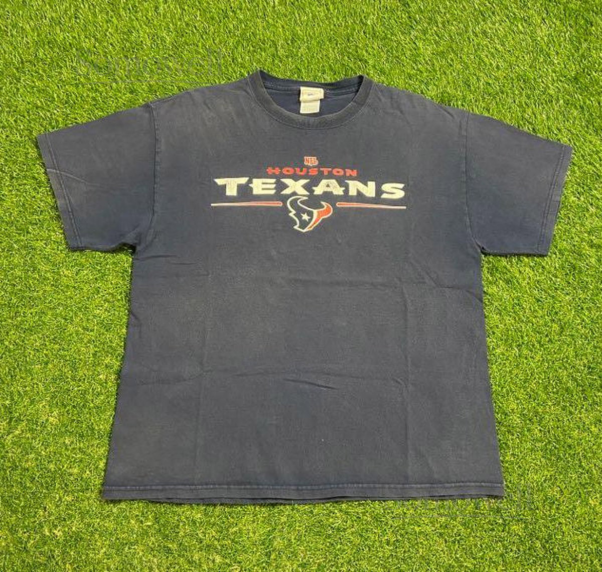 Vintage Houston Texans T Shirt Tee Size Large L Houston Oilers Texas NFL Footba_971