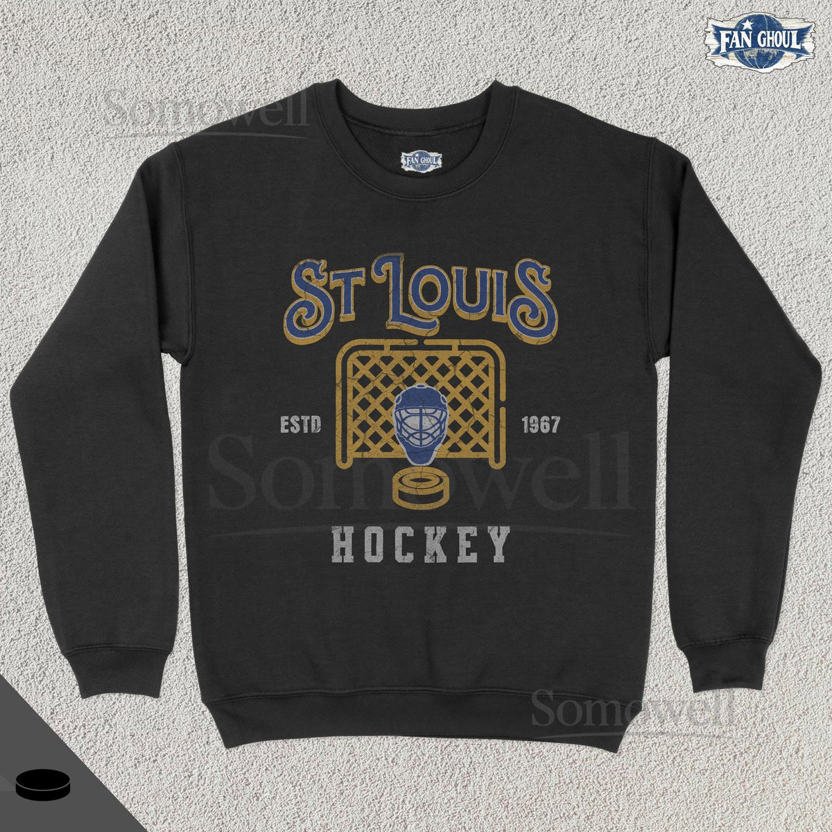 Vintage St Louis Hockey Crewneck American Sports Sweatshirt US Sports Clothing Hockey Fan Gift Hockey Lover Apparel Vintage Sweater_760