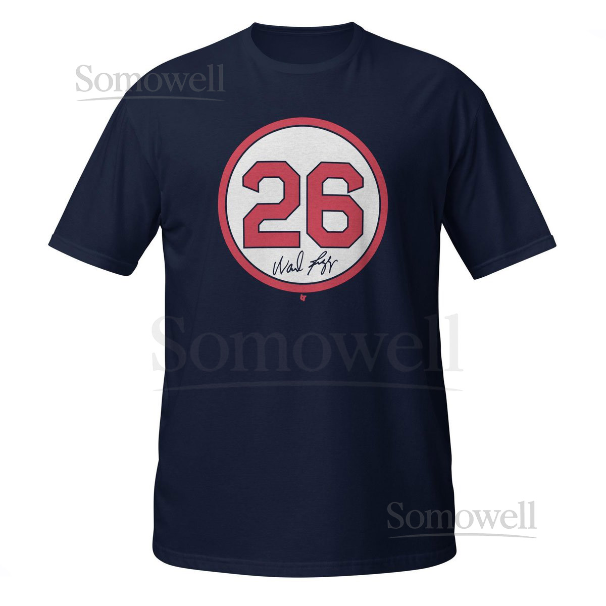 Wade Boggs Number Circle_727