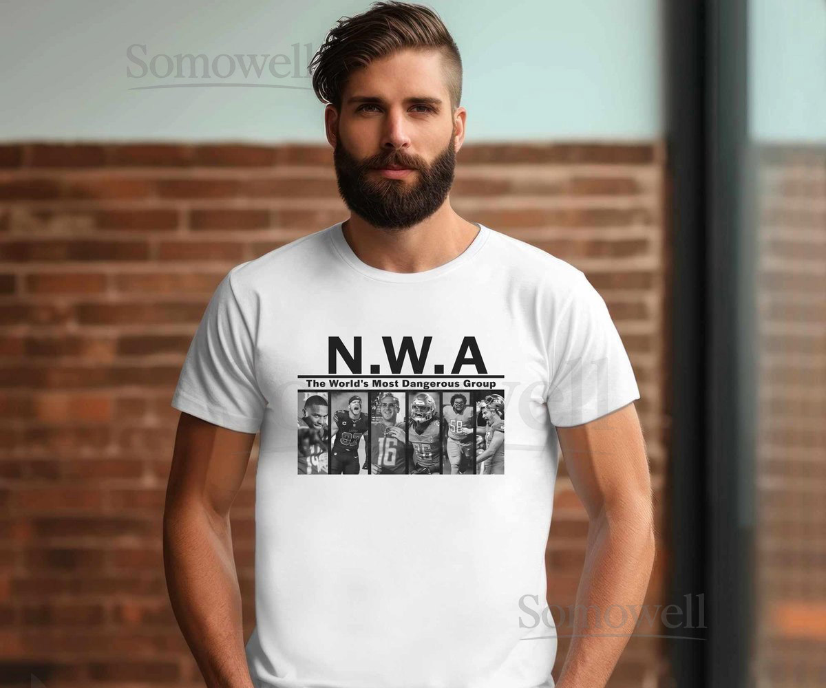 Detroit Lions NWA Superbowl T-Shirt_274