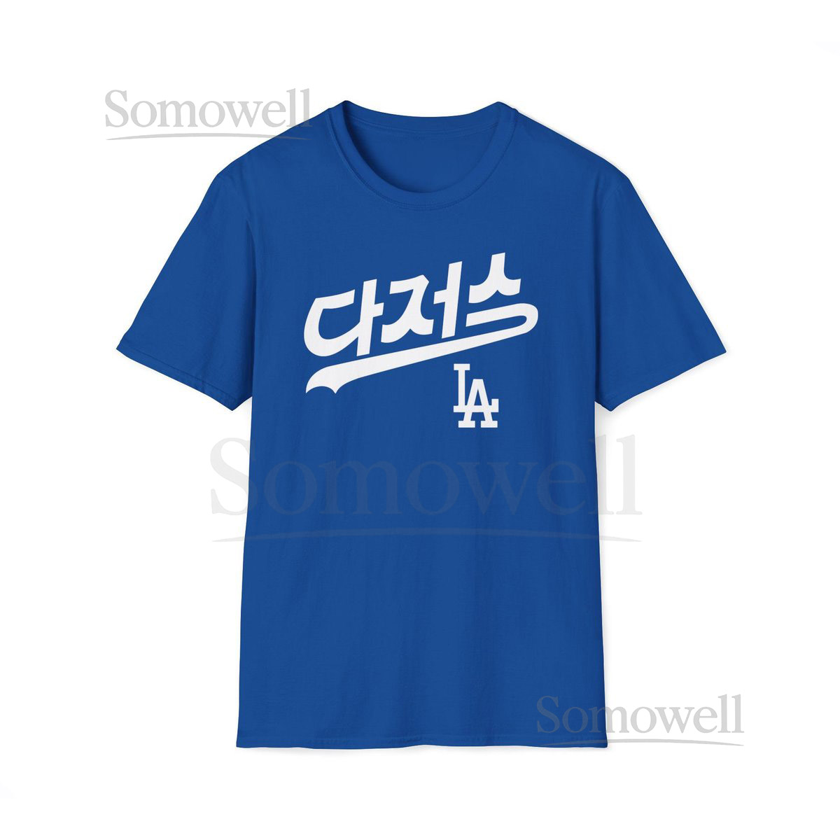 Korean Dodgers Unisex Softstyle T-Shirt_497