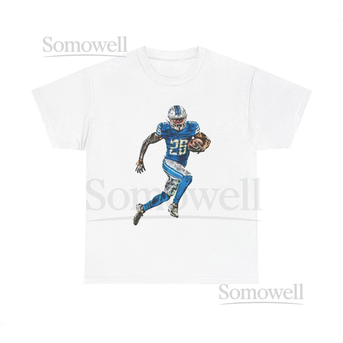 Jahmyr Gibbs Grit T-shirt Detroit Lions - Unisex Football Fan Apparel Game Day Shirt Lions Merchandise NFL Gift Idea_520