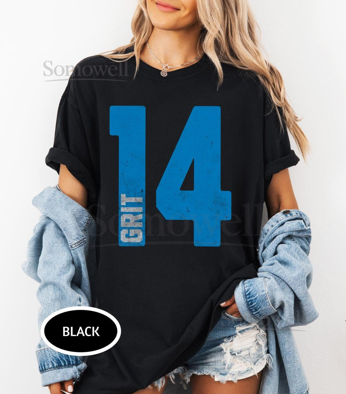 Vintage Detroit Lion Jersey Custom Grit Lions Shirt Retro Lions Shirt Detroit Football Goff Shirt St Brown Shirt Gibbs Shirt Teslaa Detroit_712