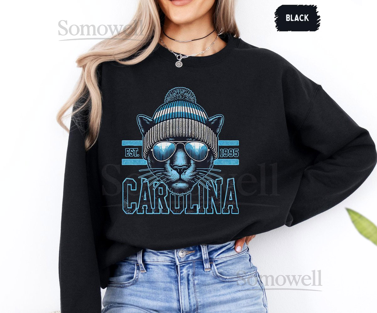 Carolina Football Sweatshirt Team Spirit Crewneck Game Day Apparel Sports Fan Gift Carolina Football Sweater_363