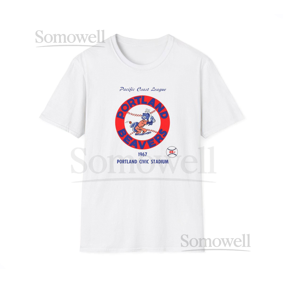 1967 Vintage Portland Beavers T-Shirt Pacific Coast League Baseball Soft Tee Retro Sports Fan Gift Unisex Baseball Tee Vintage Baseball_4