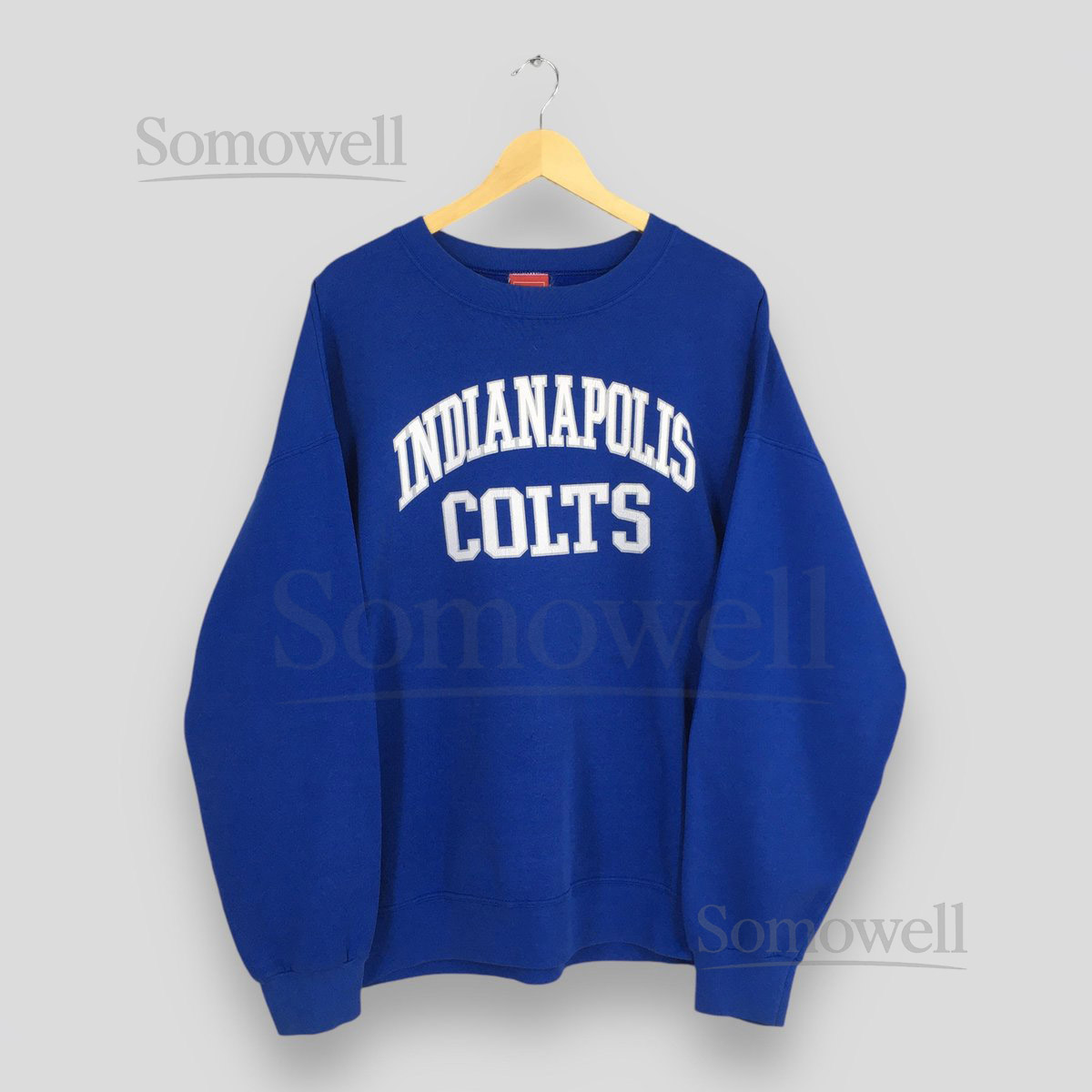 Vintage 90s Indianapolis Colts NFL Sweatshirt 2XLarge Indianapolis Colts Spell Out Pullover Indianapolis Colts Football Sweater Si_930