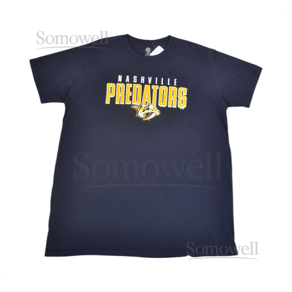 Vintage NHL Nashville Predators T-Shirt Navy XL_750