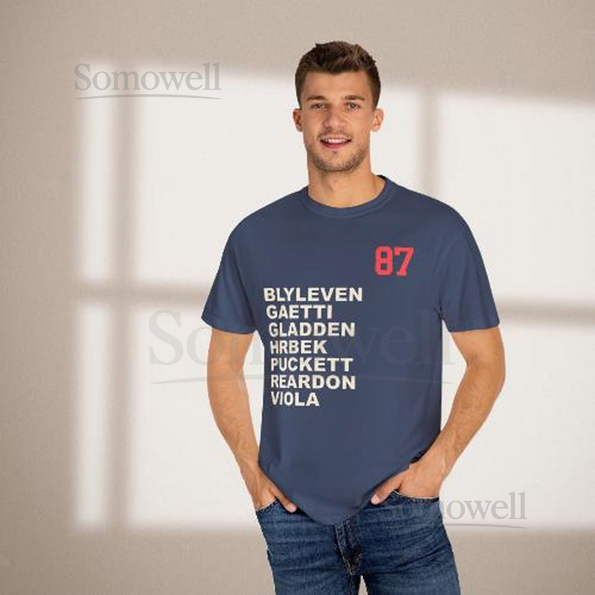 1987 Minnesota Twins Baseball Champions Unisex Jersey Short Sleeve Tee_5