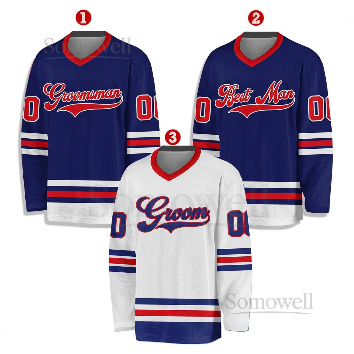 Personalized Groom Groomsmen Hockey Jersey Custom Best Man Jersey Hockey Jersey For Engagement Wedding Jersey Bachelor Party_170