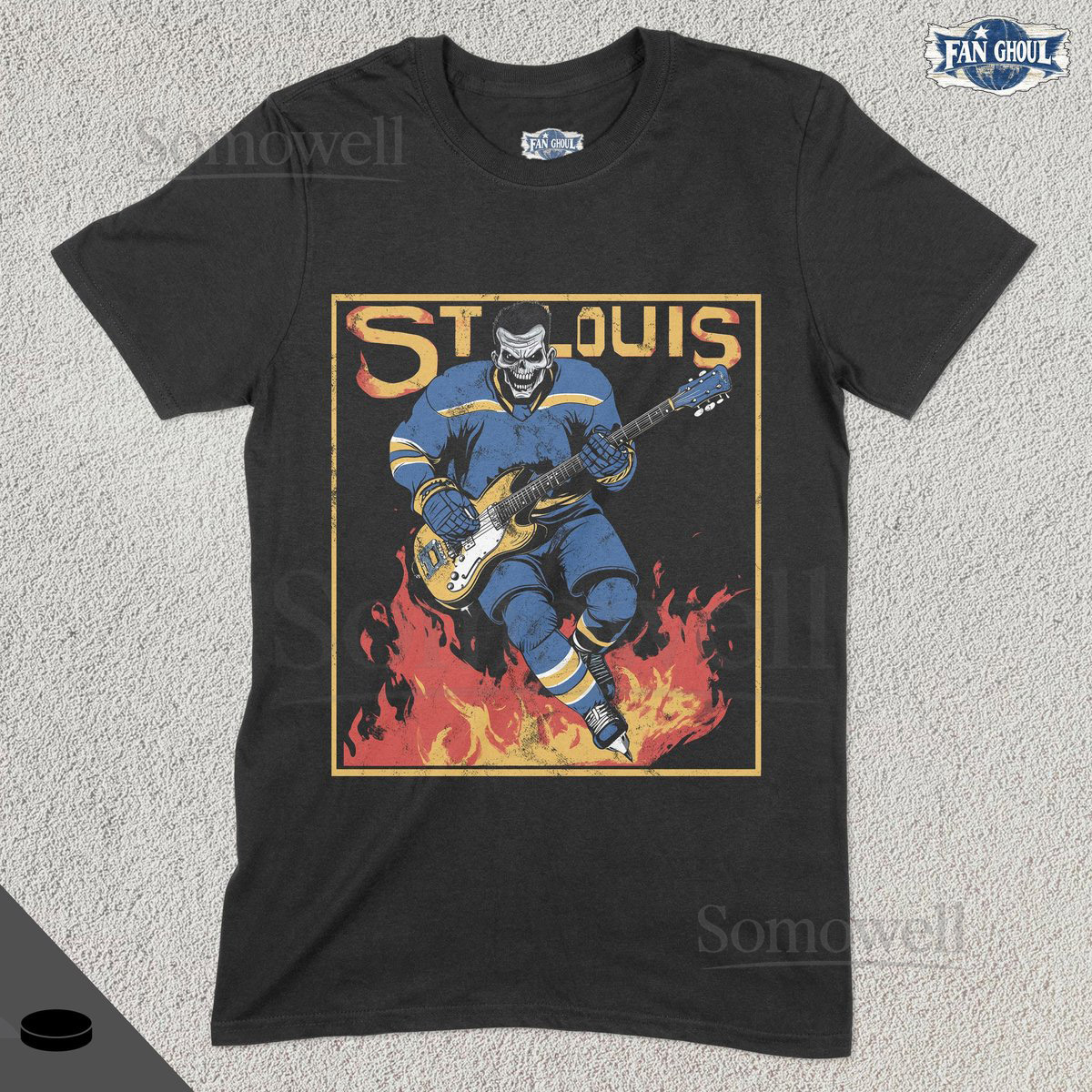St Louis Hockey Shirt Blue Ice Hockey Sports Team Clothing Hockey Fan Gift Hockey Lover Apparel Vintage Hockey St Louis Missouri_496