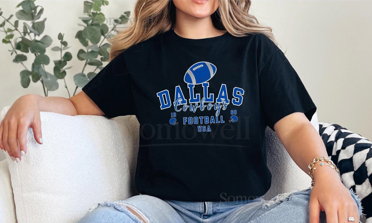 Dallas Cowboys Football T-shirt Dallas nfl football Football T-shirtsDallas Shirt Sports Shirt Funny Tee Game Day Shirt Gift For Her_137