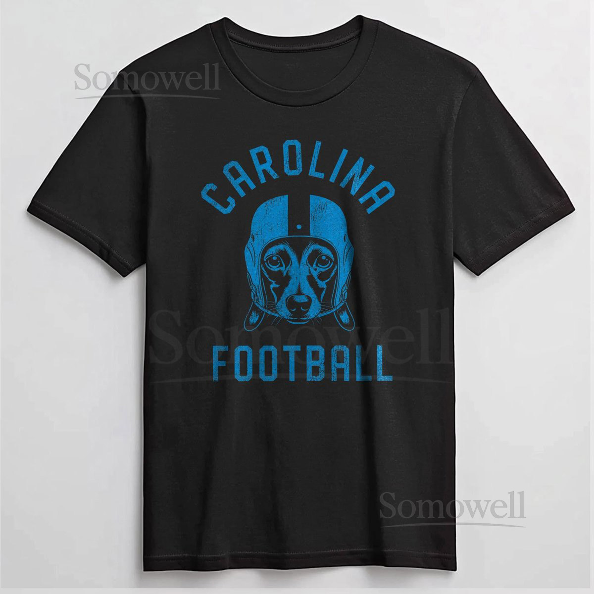 Carolina Football Dachshund T-Shirt Dog Lover Gift for Carolina Panthers fans_323