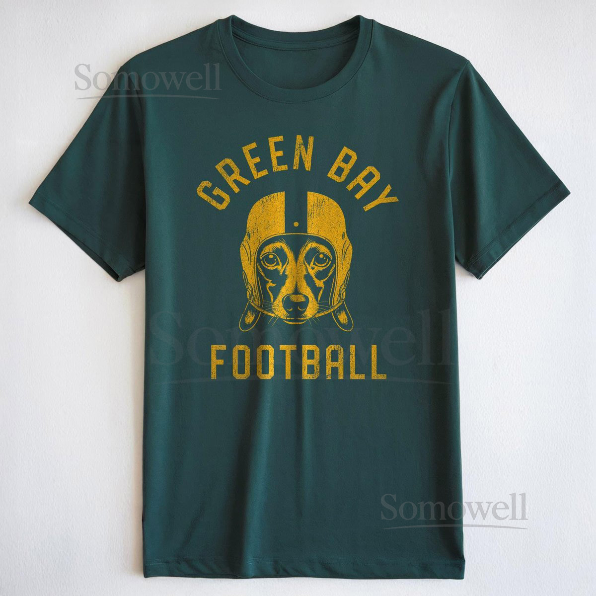 Green Bay Football Dachshund T-Shirt Dog Lover Gift for Green Bay Packers fans_377