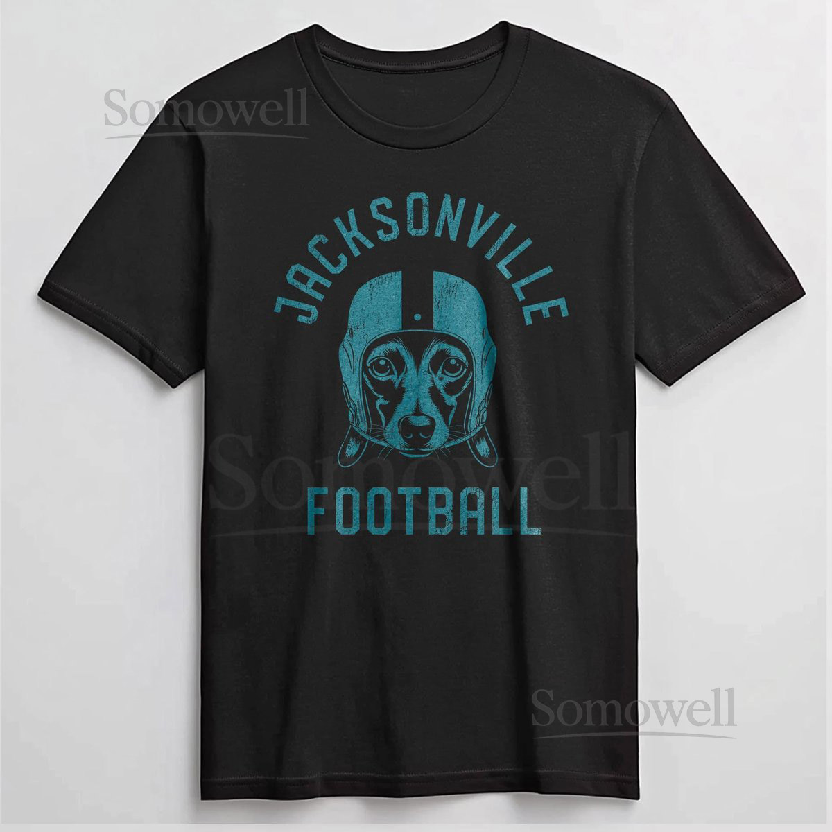 Jacksonville Football Dachshund T-Shirt Dog Lover Gift for Jacksonville Jaguar_589