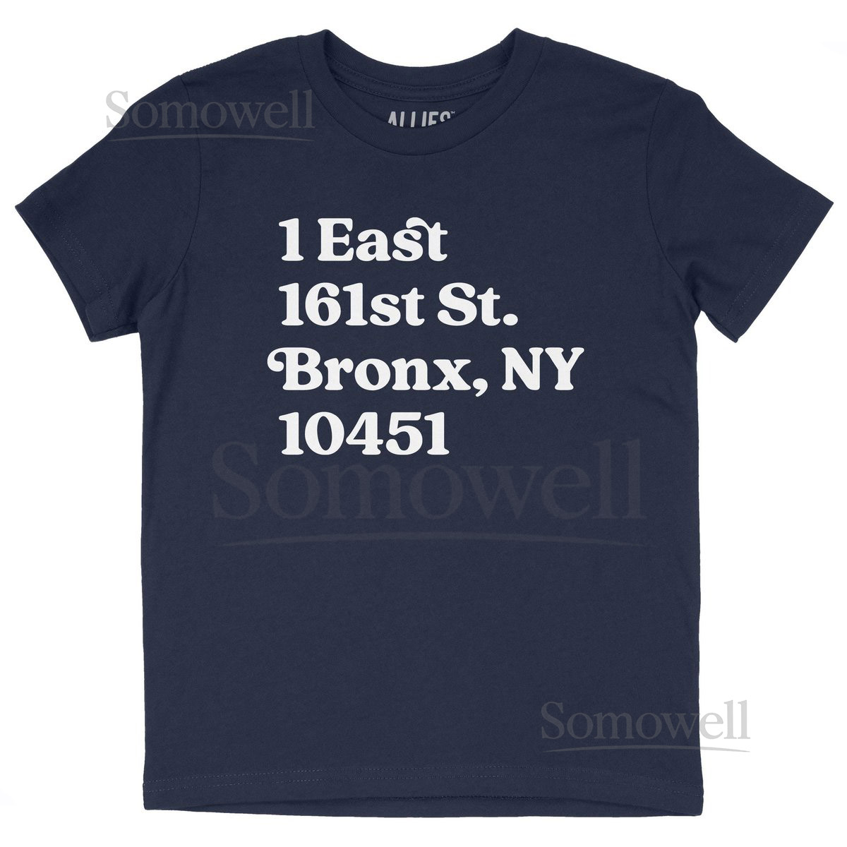 New York Baseball Stadium Bronx Kids T-Shirt Youth Fan Tee Stadium Address Shirt for Boys Girls Teens Unisex Bronx NY Baseball Gift_658