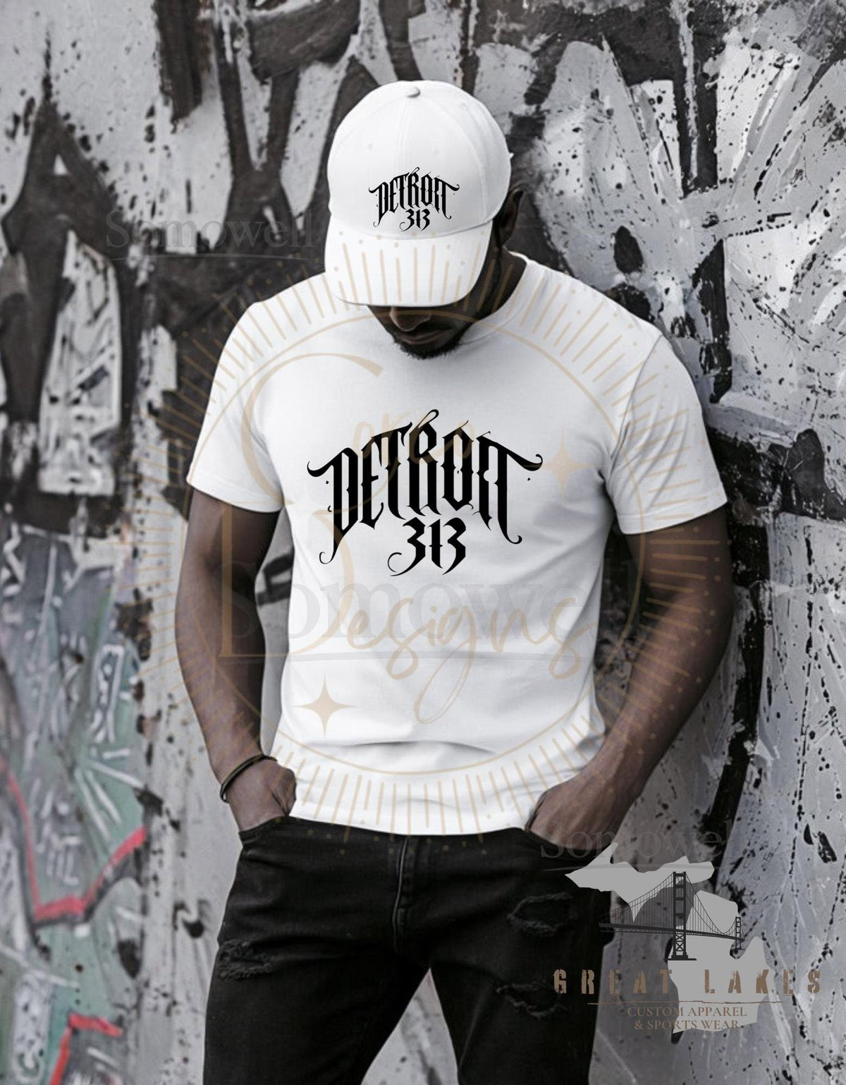 Detroit 313 Unisex T-shirt Sizes Adult XS-5XL Bella Canvas Michigan Lions Football Tigers Baseball Red Wings Hockey Pistons Basketball_93
