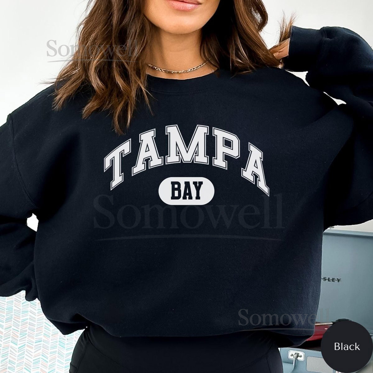 Tampa Bay Sweatshirt Florida Varsity Letter Shirt Tampa Girls Trip Minimalist Tampa Florida Gift for Game Day Natives Tee L010_209
