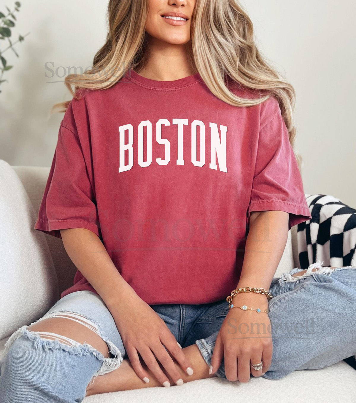 Comfort Colors T-shirt Boston shirt womens summer shirts trendy shirt cute shirts vacation shirts girl gifts mom gifts Boston tshirt_275