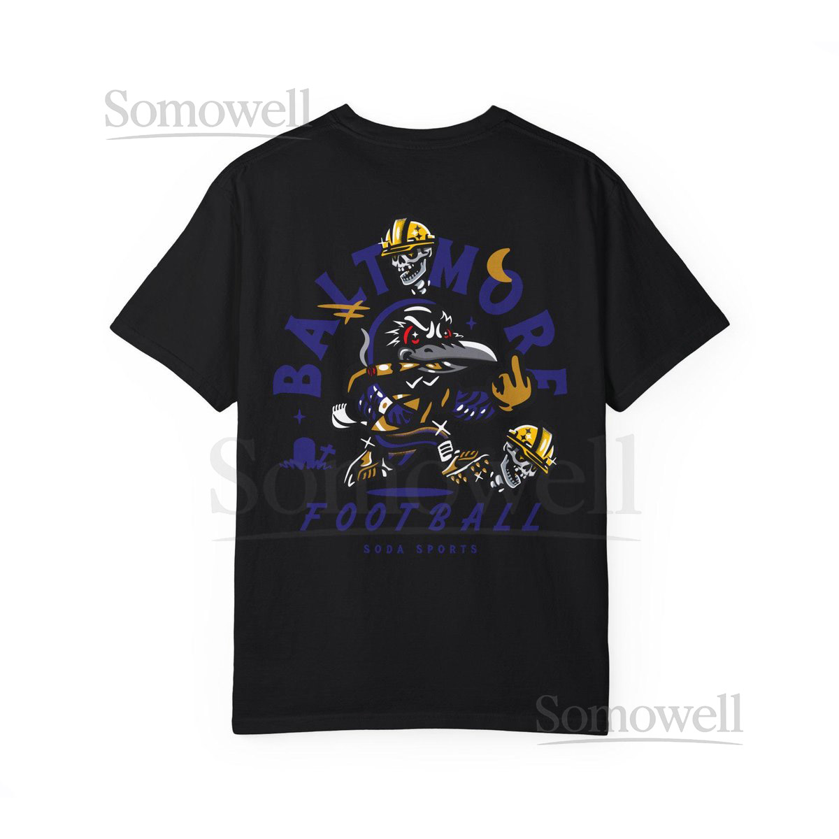 Baltimore Ravens T-shirt Unisex Tee Poe Steelers tee shirt_114