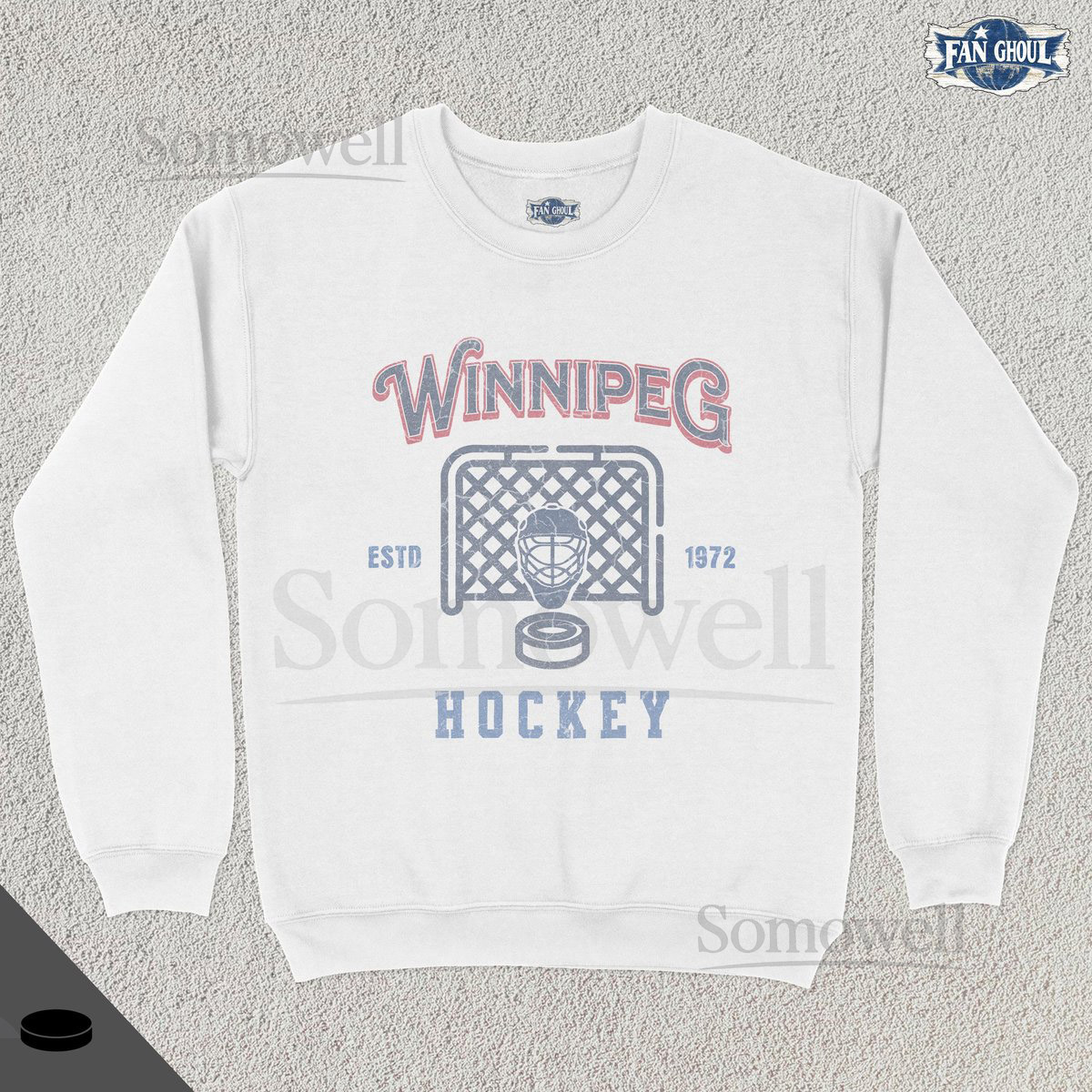 Vintage Winnipeg Hockey Crewneck American Sports Sweatshirt US Sports Clothing Hockey Fan Gift Hockey Apparel Vintage Sweater Jet_775