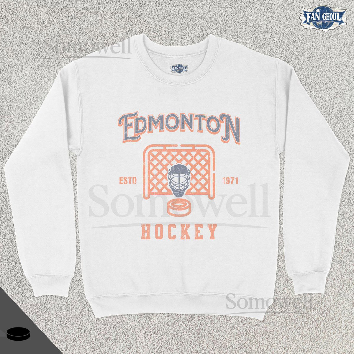 Vintage Edmonton Hockey Crewneck Canada Sports Sweatshirt Sports Clothing Hockey Fan Gift Hockey Apparel Vintage Sweater Oiler Shirt_113