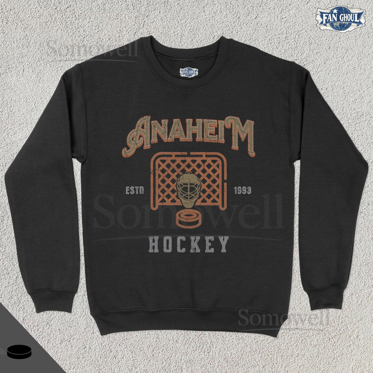 Vintage Anaheim Hockey Crewneck American Sports Sweatshirt US Sports Clothing Hockey Fan Gift Hockey Apparel Vintage Sweater Duck_705