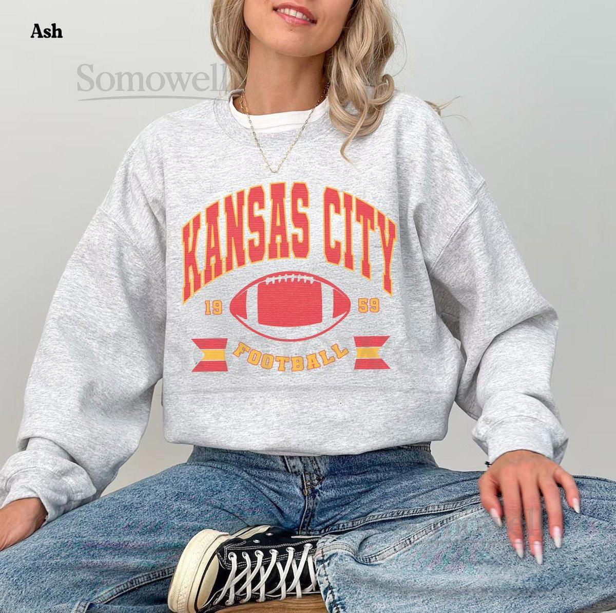 Vintage Kansas City Football Sweatshirt T-shirt And Hoodie Trendy Kansas City Fan Shirts Football Crewneck Kansas City Hoodie Game Day_129