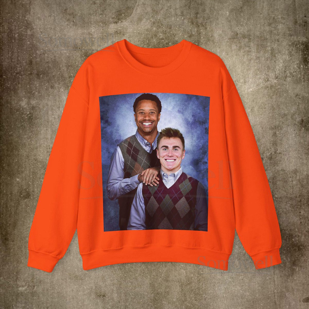 Bo Nix Courtland Sutton Denver Sweatshirt Broncos Graphic Crewneck Step Brothers Vintage Football Sweatshirt_22