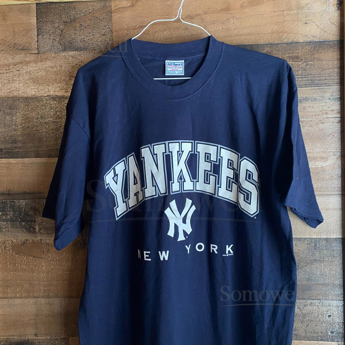 New York Yankees T-Shirt True Vintage 2002 Adult Mens XL Big Print MLB Baseball All Sport Tee_32