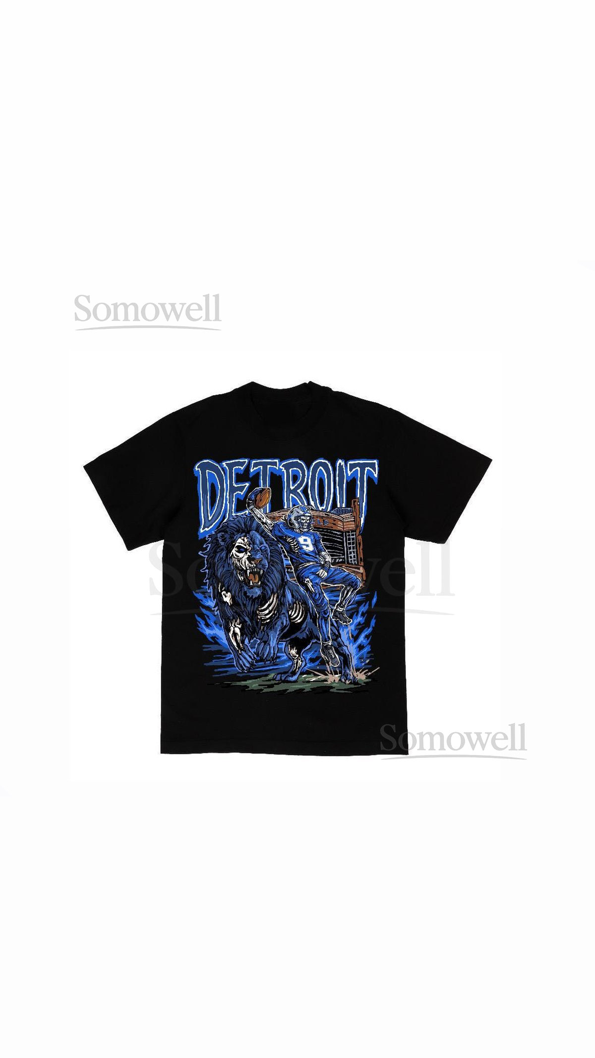 Detroit Football Shirt Lions Shirt Heavyweight Shirt vintage shirt_138