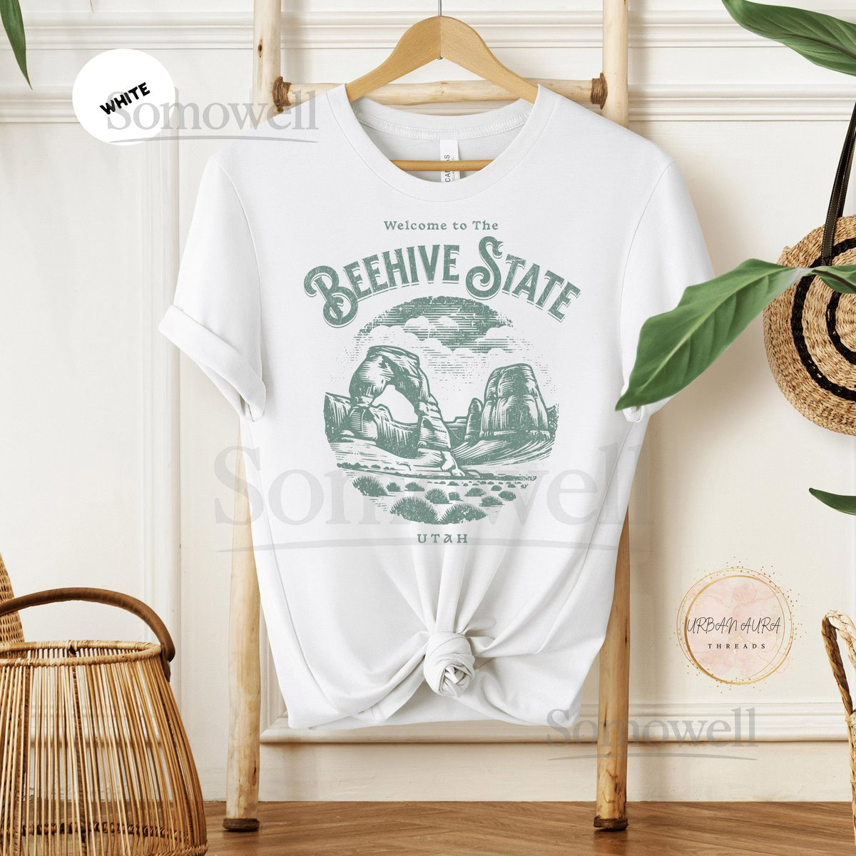 Welcome to Utah Shirt Beehive State Tee Vacation Shirt Unique Travel Souvenir Gift Arches National Park Quirky Apparel State Pride Tee_792