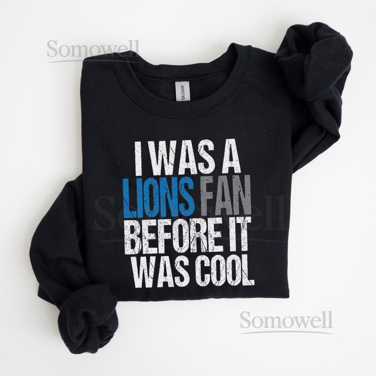 I Was A Lions Fan Before It Was Cool Shirt Detroit Football Shirt Lions Football_514