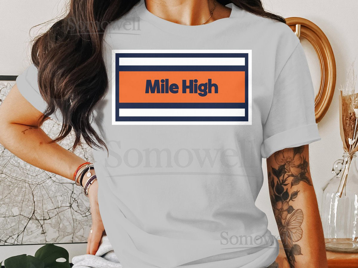 Denver Broncos Mile High Football Short-Sleeve Long-Sleeve T-Shirts_309