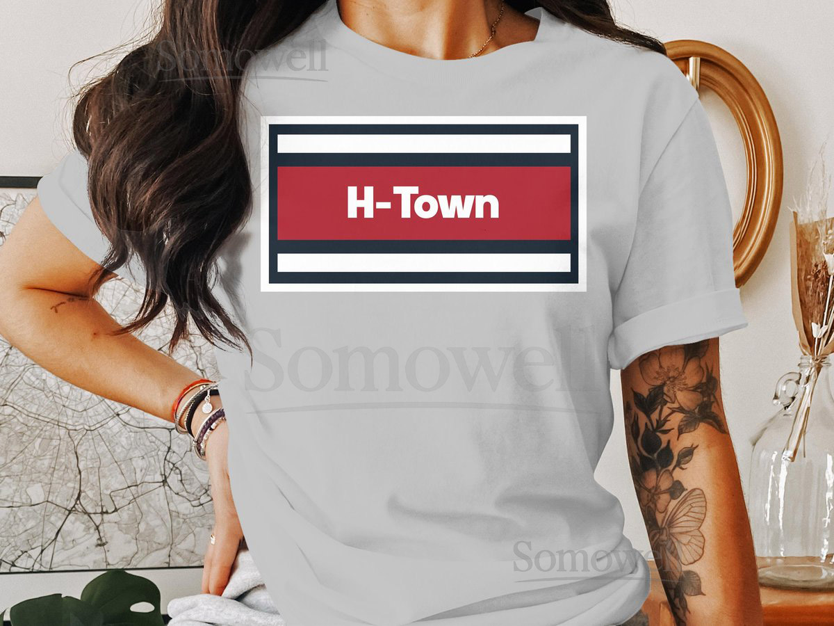 Houston Texans H-Town Football Short-Sleeve Long-Sleeve T-_337