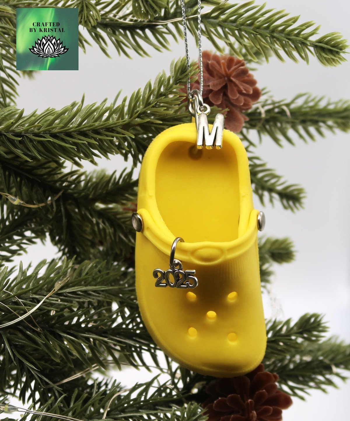 Mini Croc Shoe Ornament 2025 Ornament for Kids Croc Christmas Ornament for Croc Lover Funny Ornament Personalized Stocking Stuffer