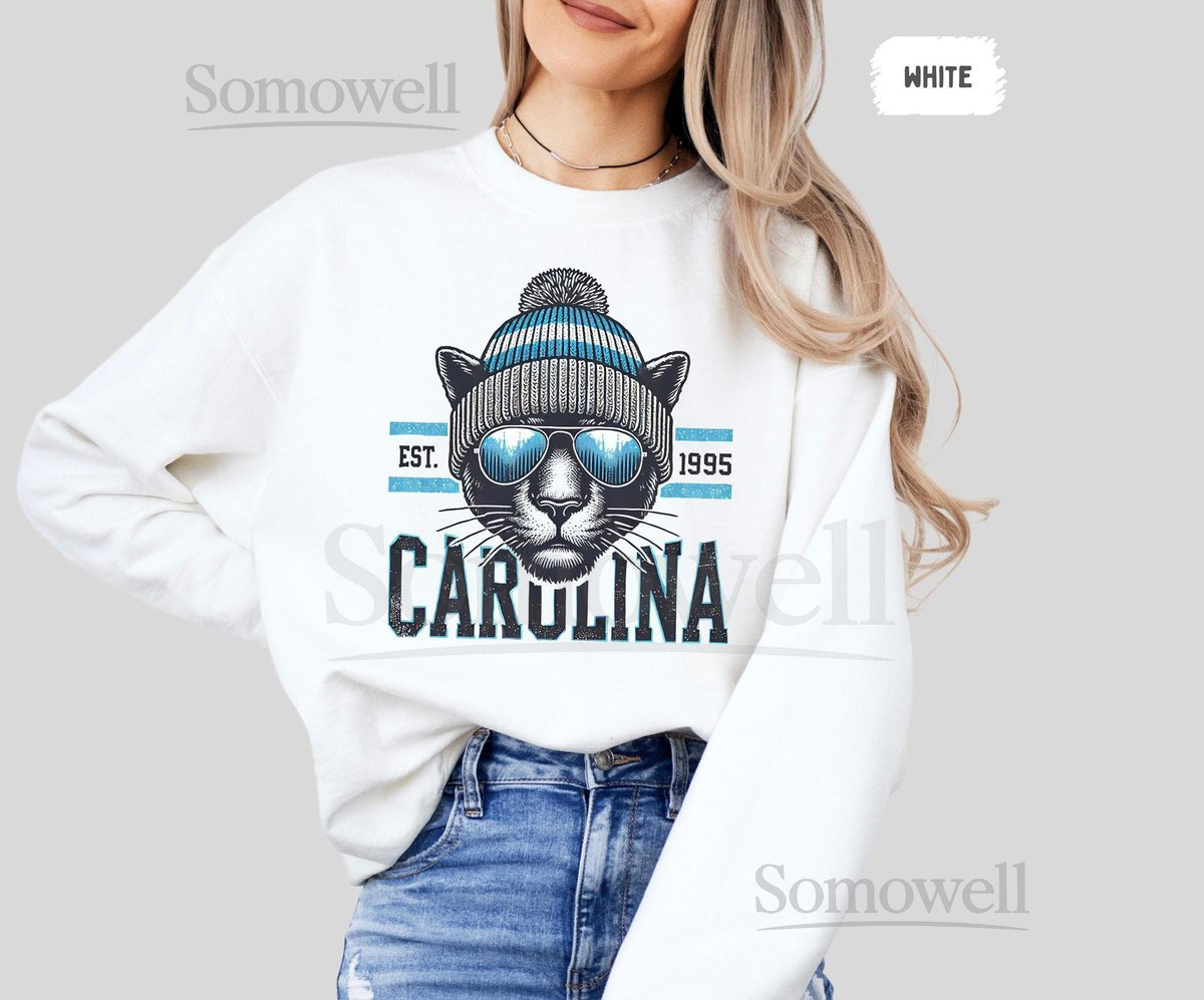 Carolina Football Sweatshirt Team Spirit Crewneck Game Day Apparel Sports Fan Gift Carolina Football Sweater_364