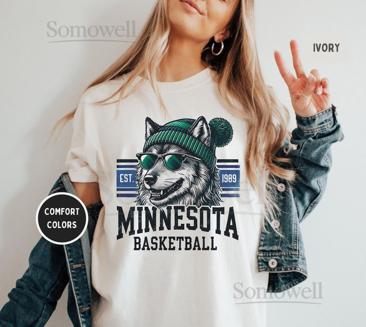 Minnesota Basketball Unisex T-shirt Sports Fan Tee Basketball Gift Minnesota Apparel Timber wolves Shirt_589