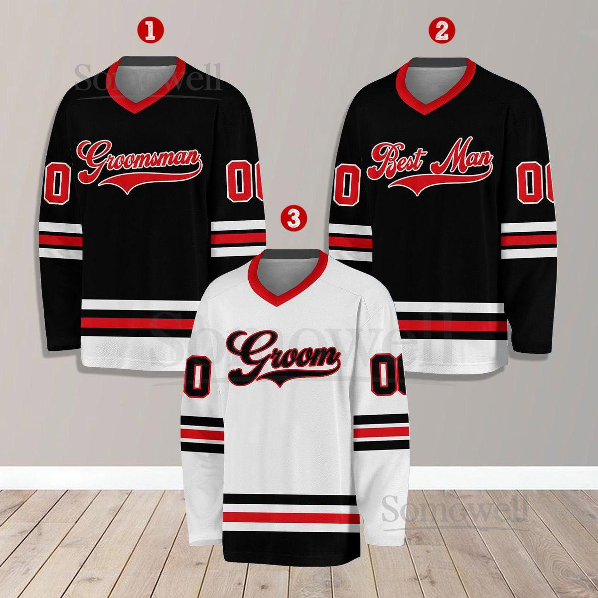 Personalized Groom Groomsmen Hockey Jersey Custom Best Man Jersey Hockey Jersey For Engagement Wedding Jersey Bachelor Party_171