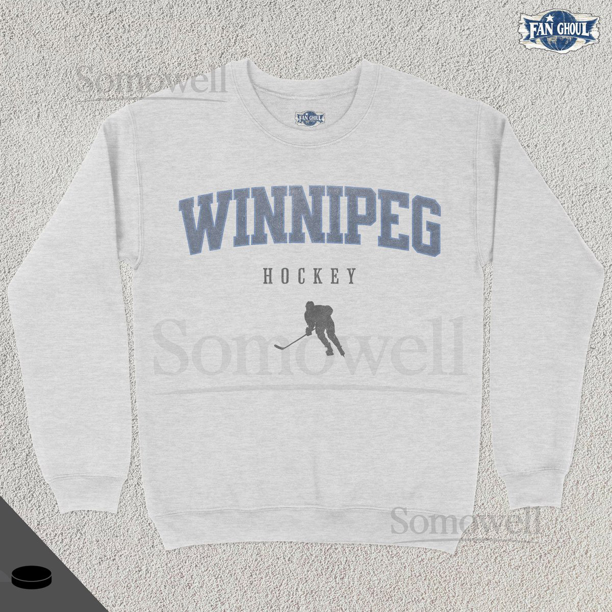 Winnipeg Hockey Varsity Sweatshirt College Sports Crewneck College Sweater Hockey Fan Gift Hockey Lover Apparel Vintage Retro_807